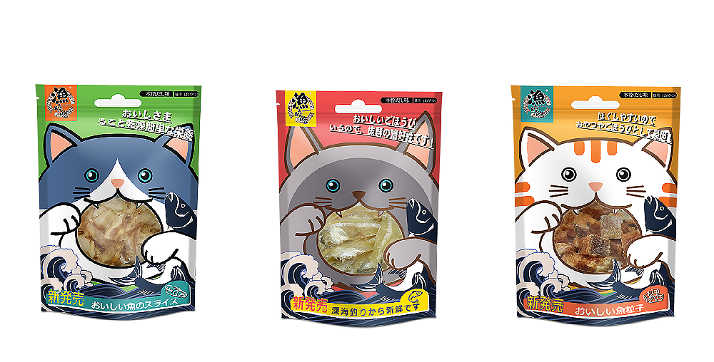 渔晓吃宠物零食包装