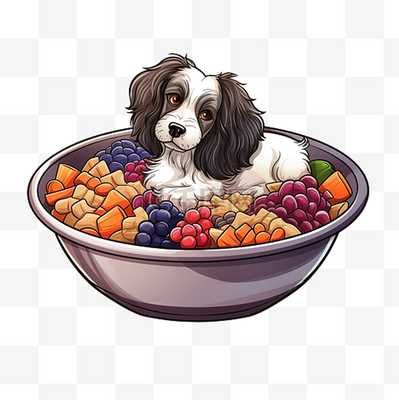 黑色系宠物食品主题海报